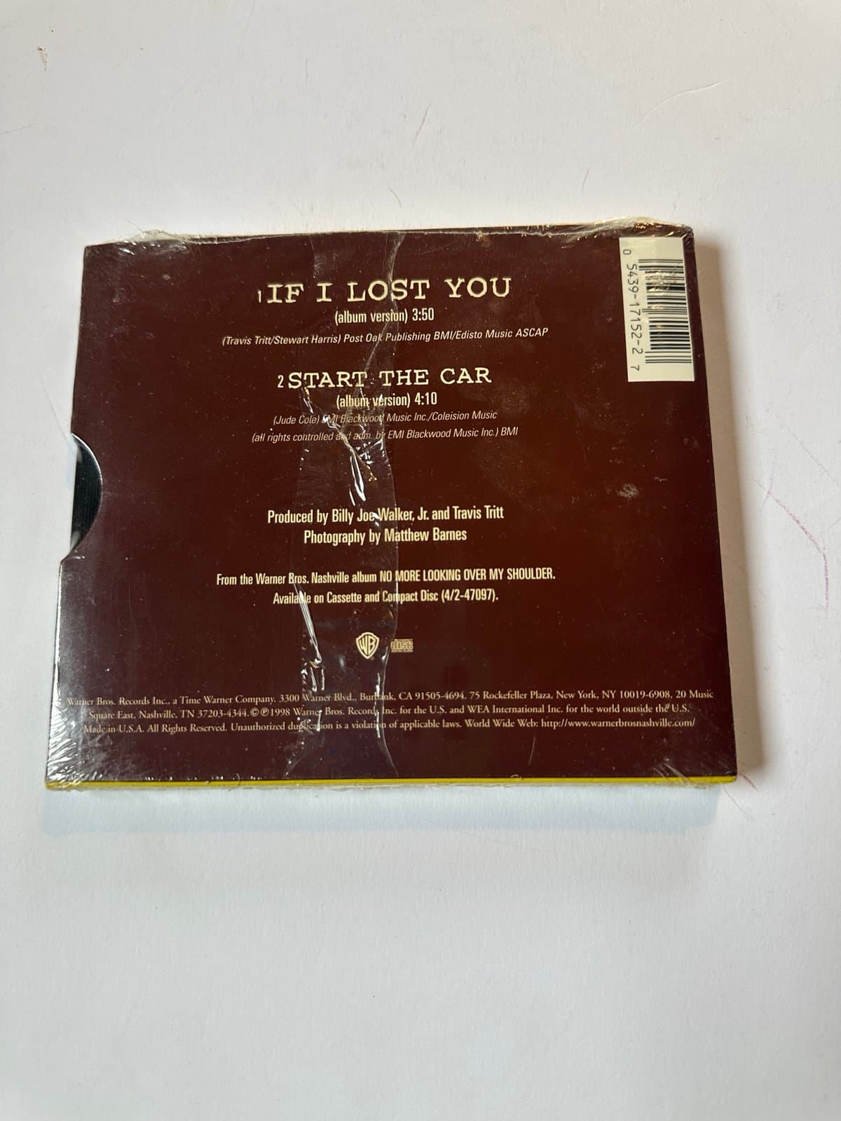 If I Lost You / Start the Car by Travis Tritt (CD) New-Factory Sealed!! - Thumbnail 2