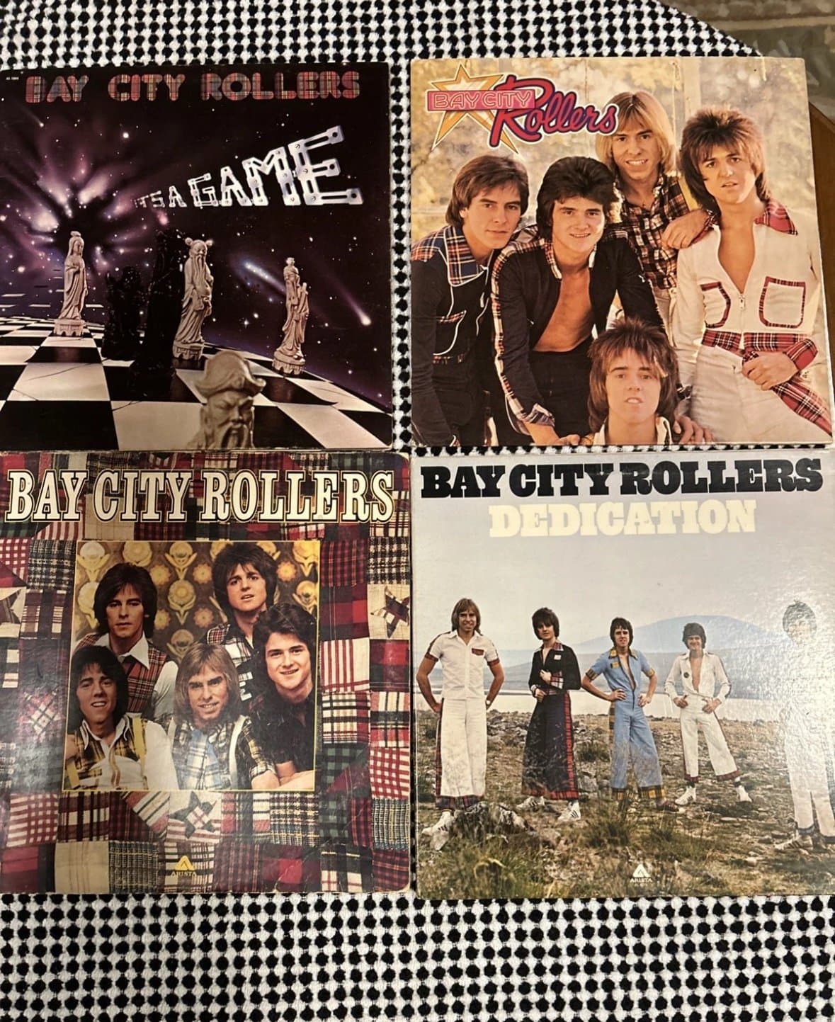 Bay City Rollers Vinyl lp Lot Of 4 Arista A19