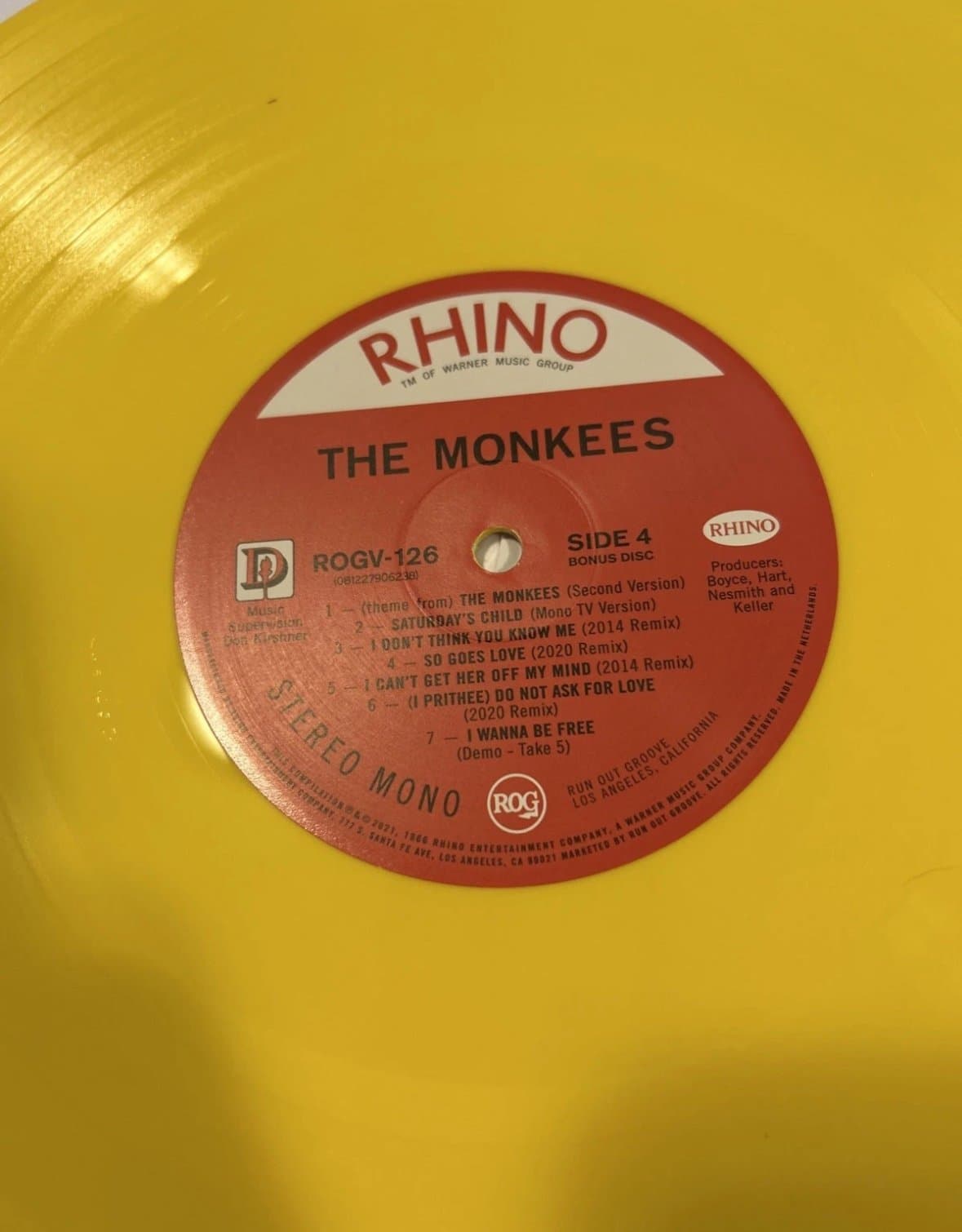 MINT MEET THE MONKEES NUMBERED #502 RUN OUT DOUBLE LP NEW SEALED YELLOW VINYL - Thumbnail 6