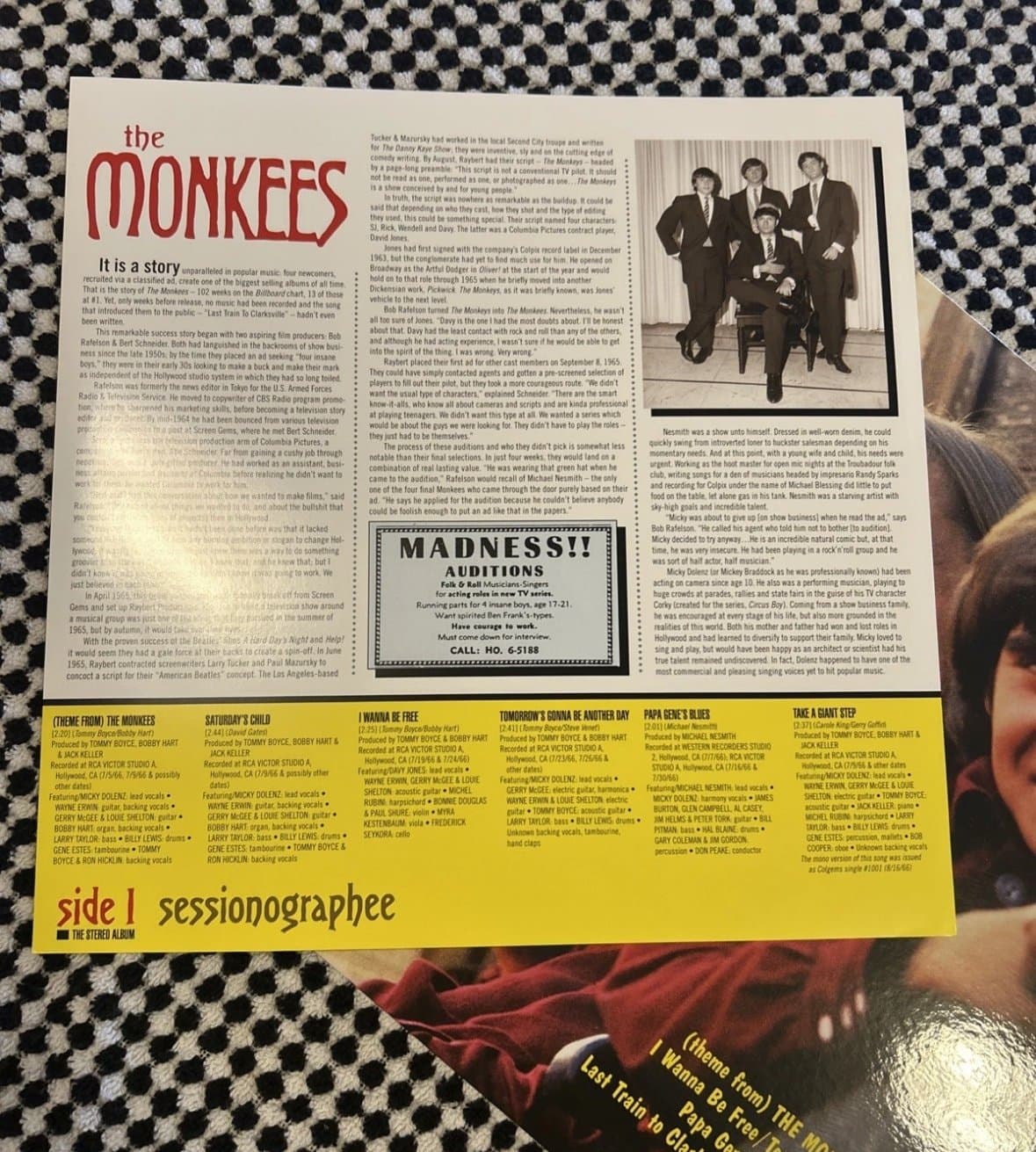 MINT MEET THE MONKEES NUMBERED #502 RUN OUT DOUBLE LP NEW SEALED YELLOW VINYL - Thumbnail 10