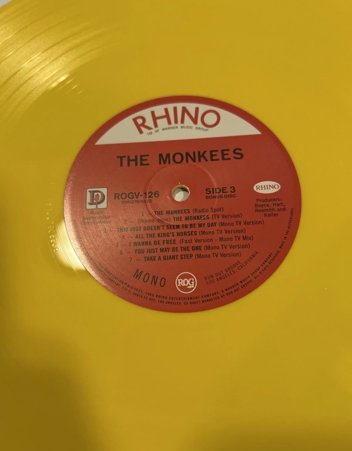 MINT MEET THE MONKEES NUMBERED #502 RUN OUT DOUBLE LP NEW SEALED YELLOW VINYL - Thumbnail 5