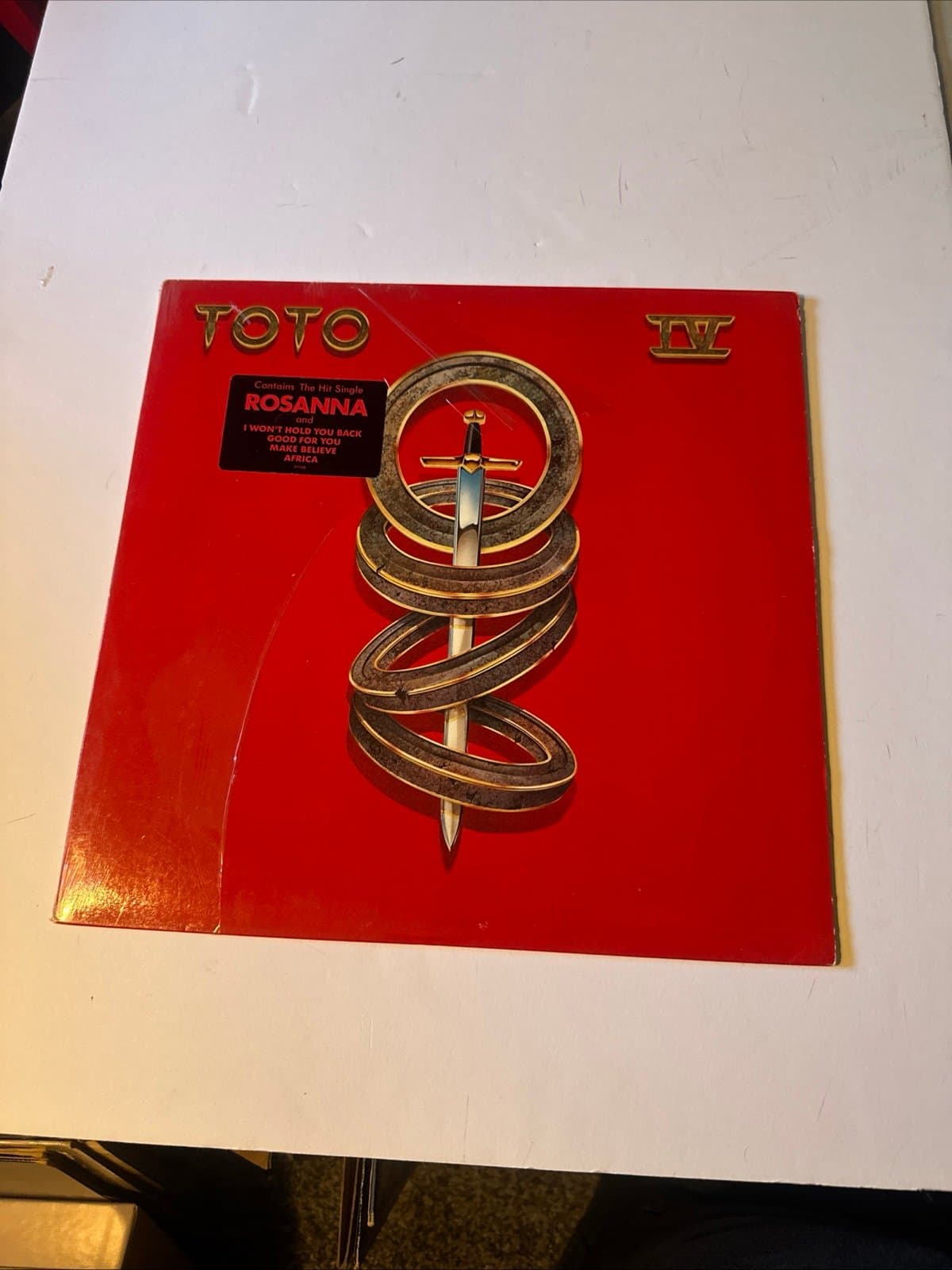 Toto IV LP Vinyl Columbia Records FC 37728 1982 VG/VG+ Rosanna, Africa