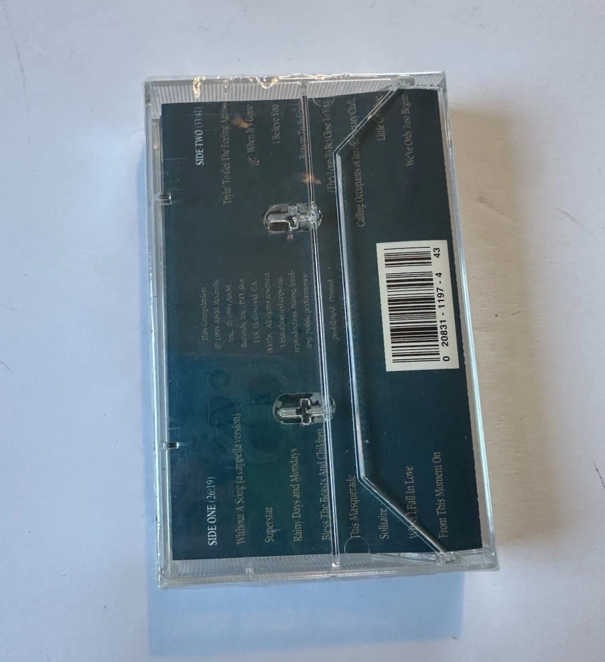 Carpenters Interpretations A 25th Anniversary Celebration, Brand New, Sealed!! - Thumbnail 2