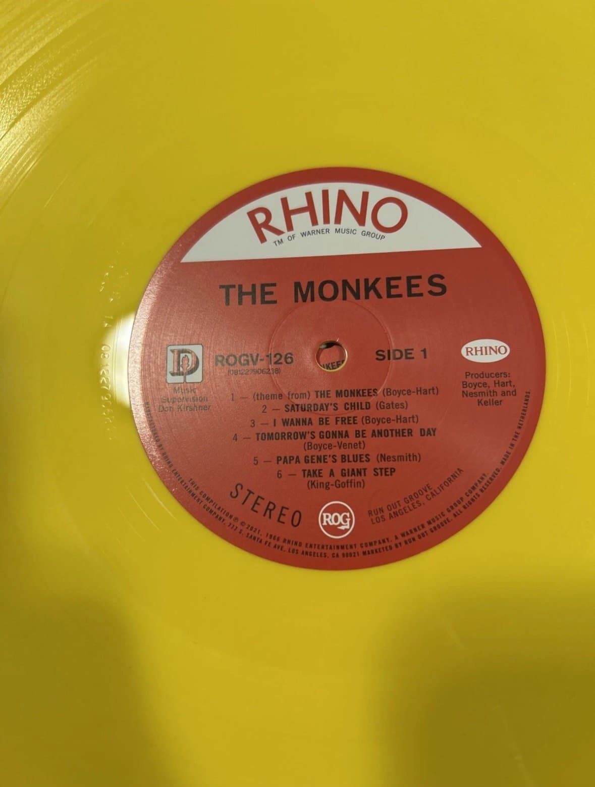 MINT MEET THE MONKEES NUMBERED #502 RUN OUT DOUBLE LP NEW SEALED YELLOW VINYL - Thumbnail 3