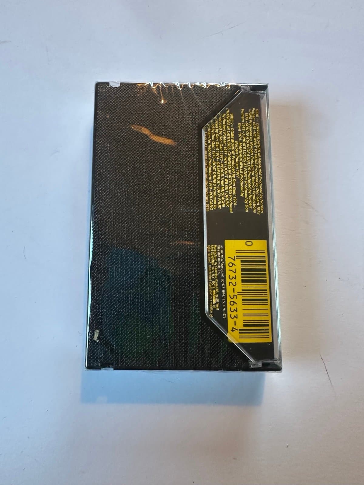 Jimmy Buffett Songs You Know By Heart Cassette 1985 MCA Brand New, Sealed!! - Thumbnail 2
