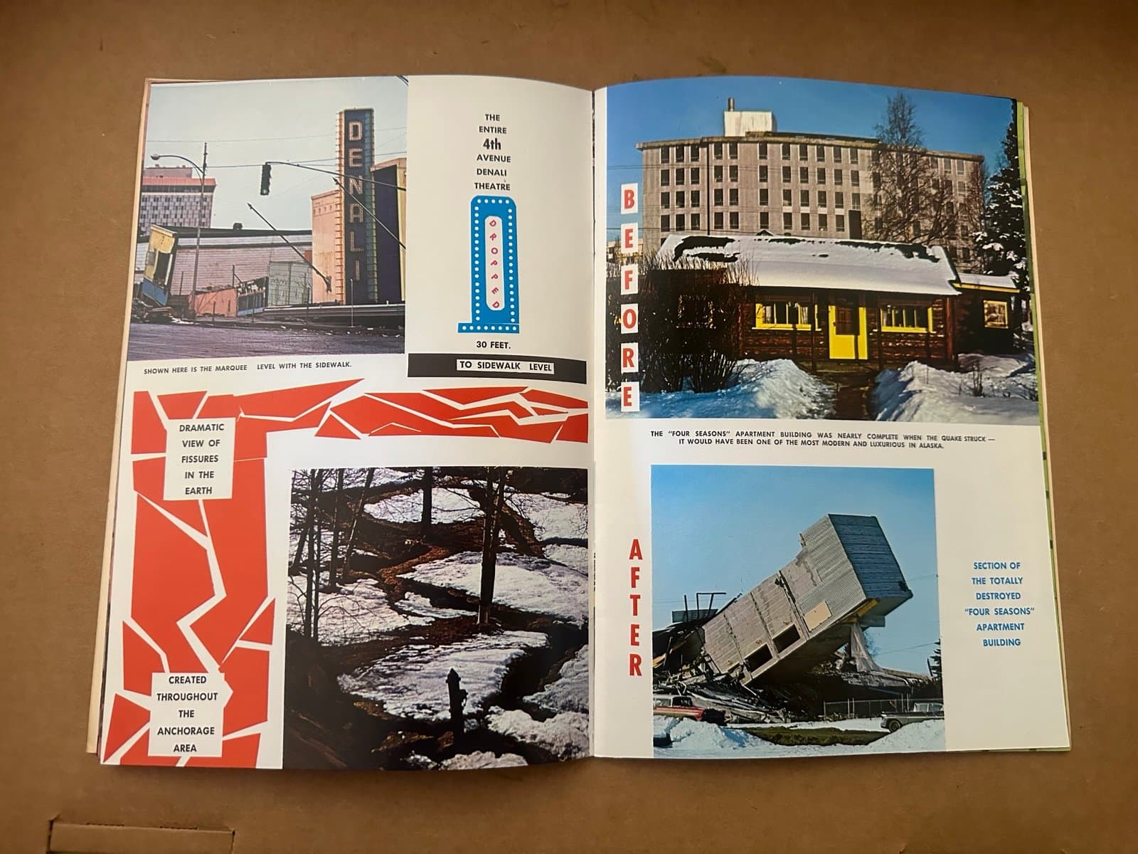 Alaskan Quake of Good Friday March 27, 1964 Pictorial Book VINTAGE 32 Pages - Thumbnail 3
