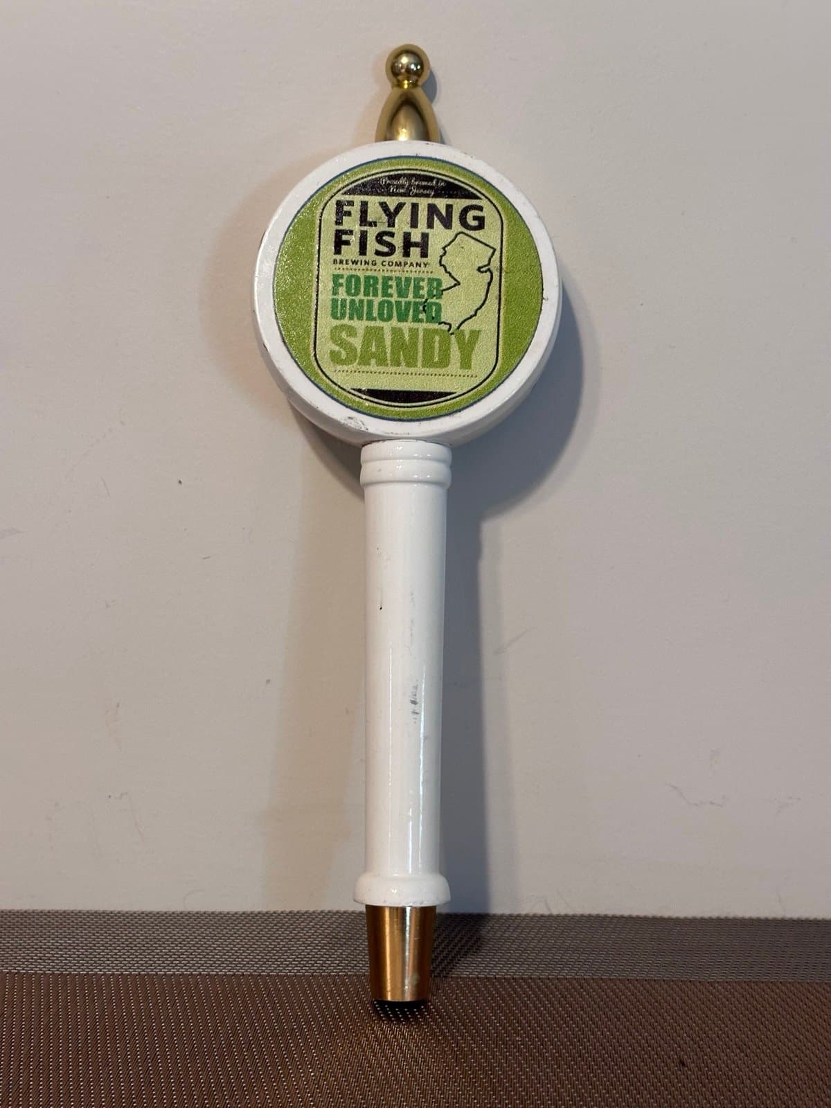ORIGINAL Flying Fish Forever Unloved Sandy Beer Tap Handle 10.75” - Thumbnail 2