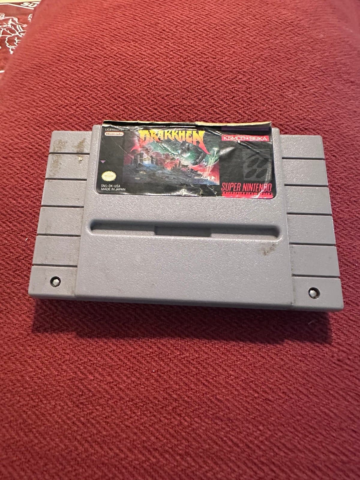 Drakkhen Super Nintendo SNES Tested Authentic