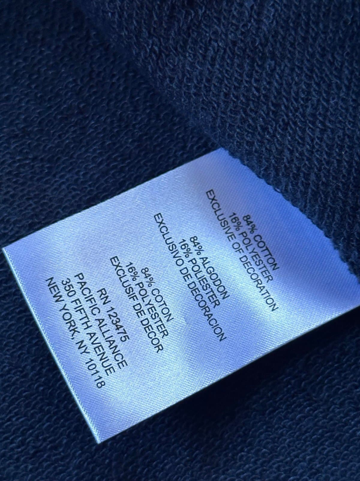 NWT Jones NY 2XL Navy Blue Accented Pullover Shirt!! - Thumbnail 4