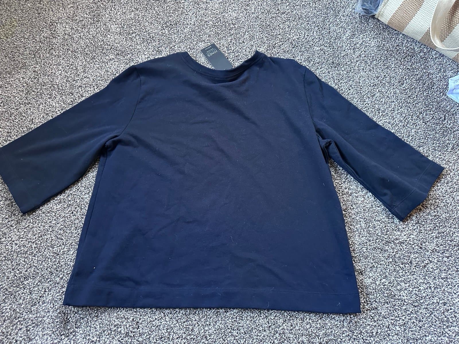 NWT Jones NY 2XL Navy Blue Accented Pullover Shirt!! - Thumbnail 5
