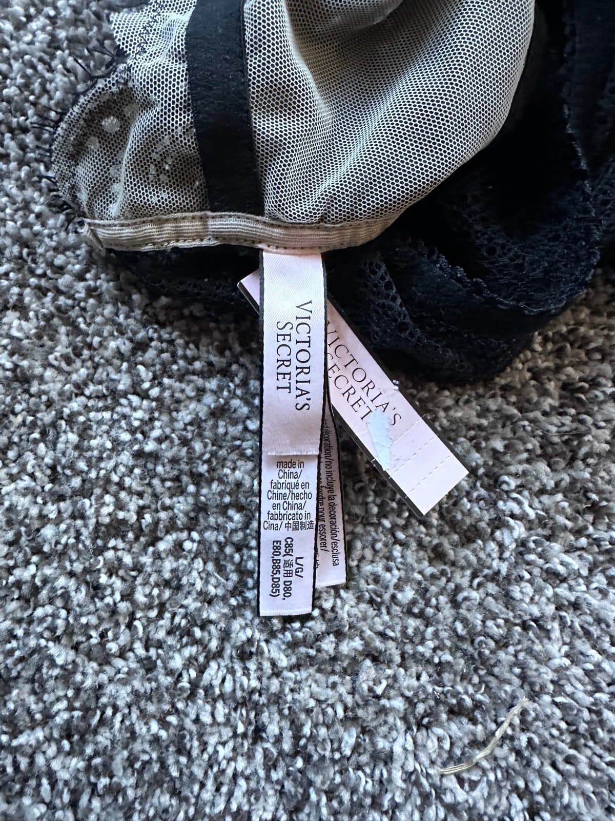 NWT Victoria’s Secret L Dream Angels Sexy No Wire Scalloped Bralette Bra - Thumbnail 3