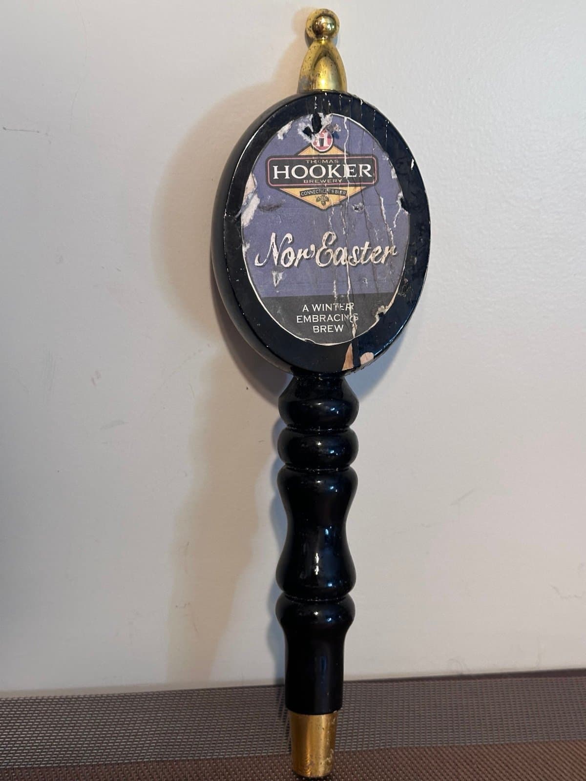 Thomas Hooker Brewery Nor’easter 13" Draft Beer Tap Handle Bar Keg