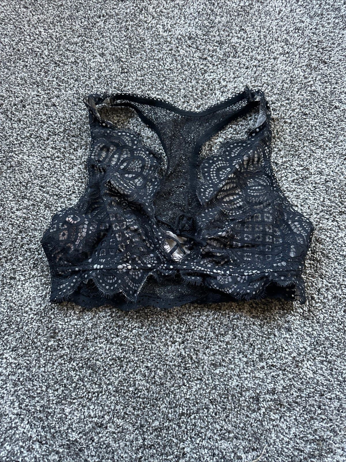 NWT Victoria’s Secret L Dream Angels Sexy No Wire Scalloped Bralette Bra - Thumbnail 5