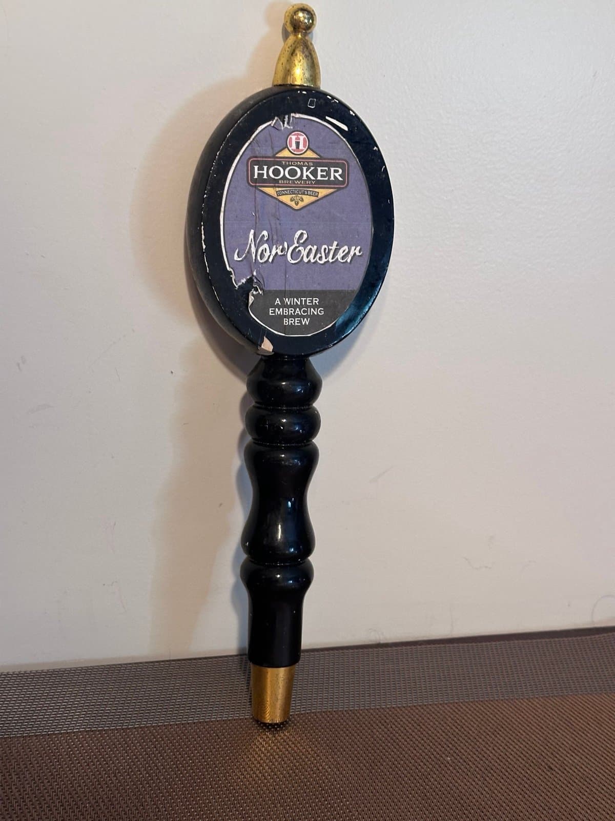 Thomas Hooker Brewery Nor’easter 13" Draft Beer Tap Handle Bar Keg - Thumbnail 2