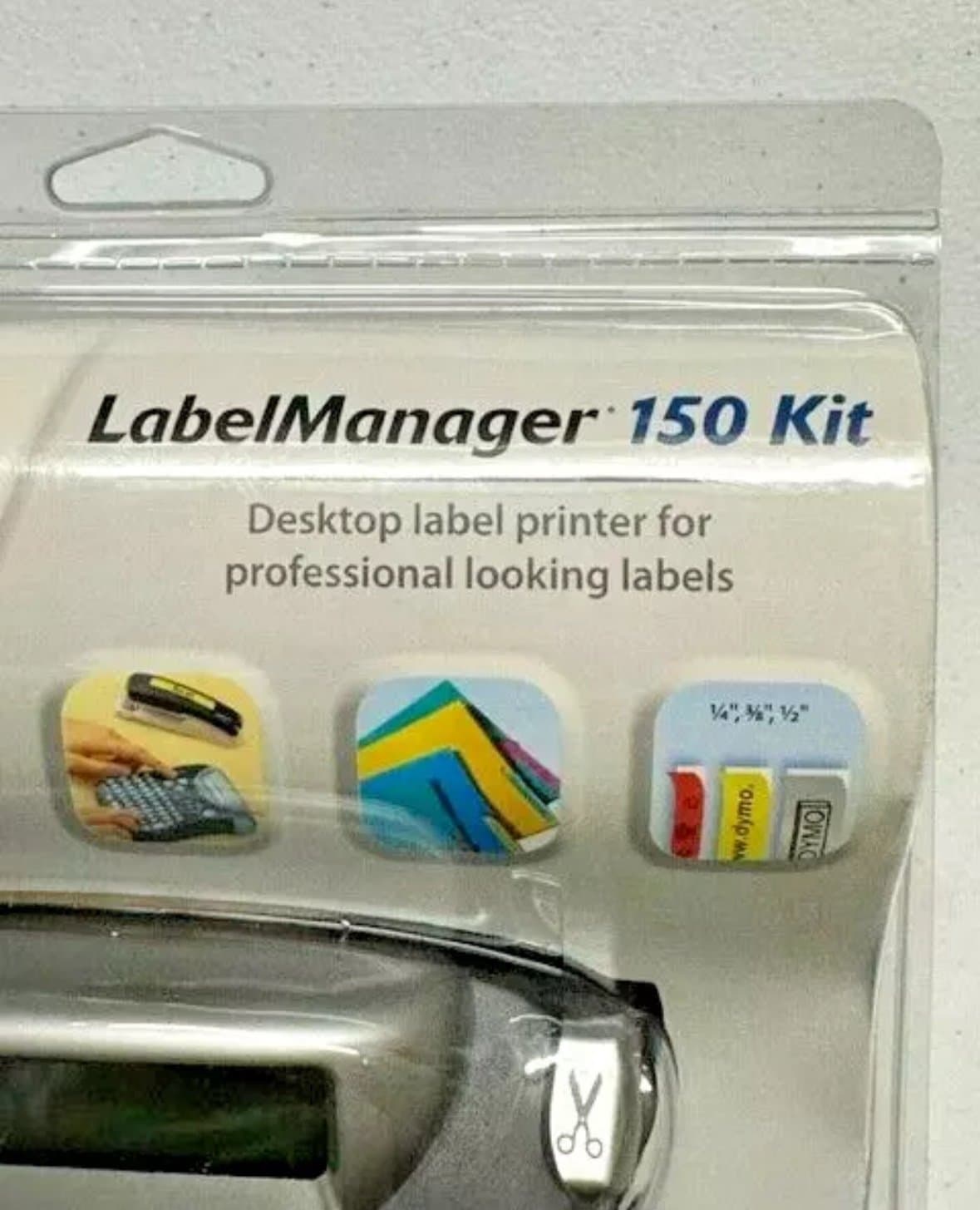 New DYMO Label Maker 150 Kit Cassette Professional Label Manager 150 Kit Sealed - Thumbnail 2