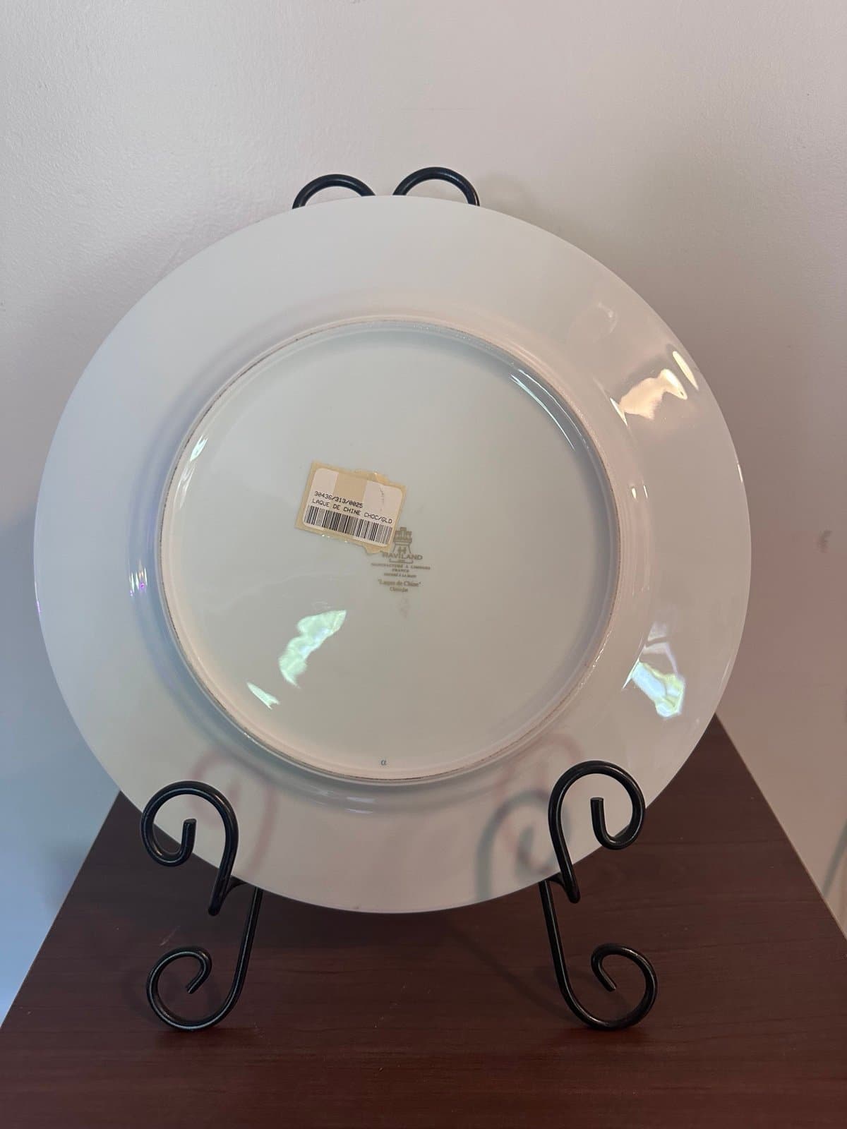 Haviland - Chocolat / Gold Rim Laque de Chine Service Plate/Charger NEW! - Thumbnail 2