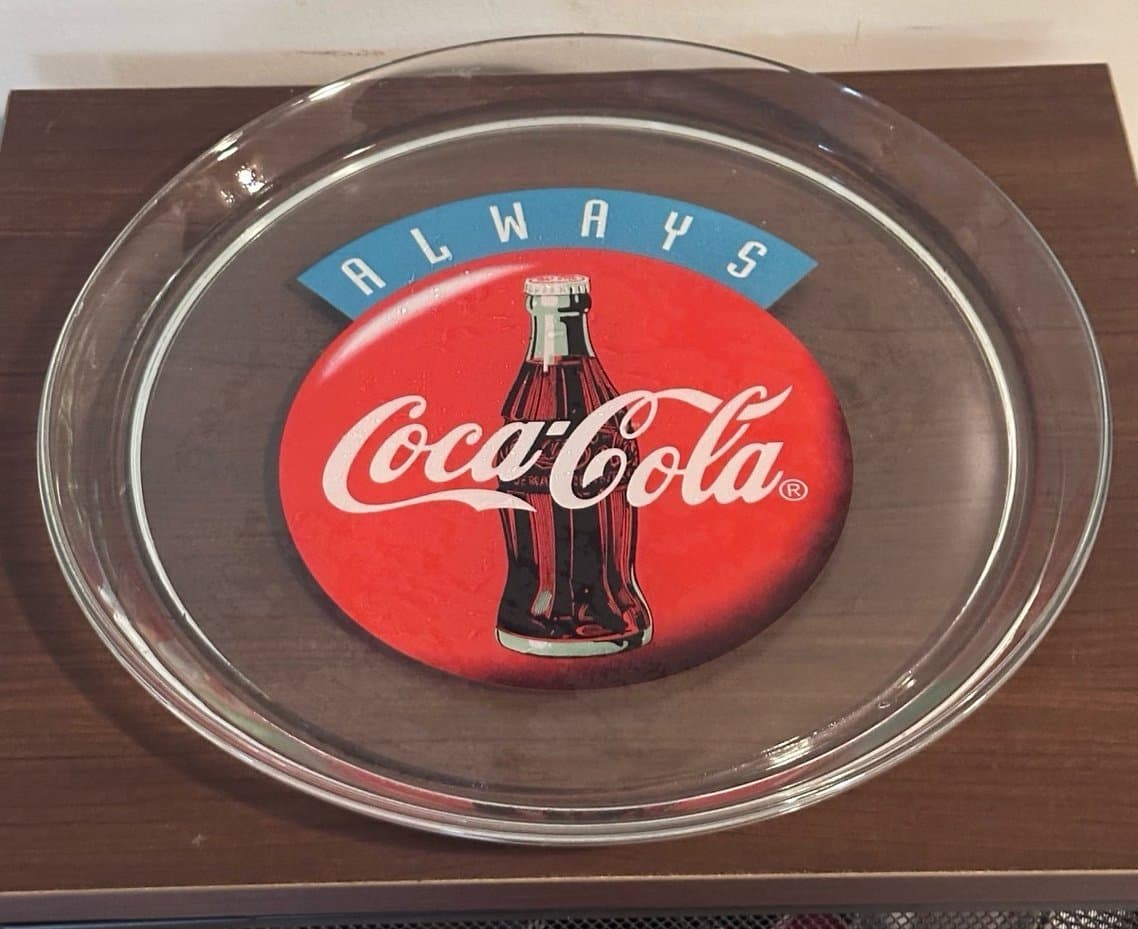 Coca Cola Glass Cake Dome, 13”X 6” - Thumbnail 4