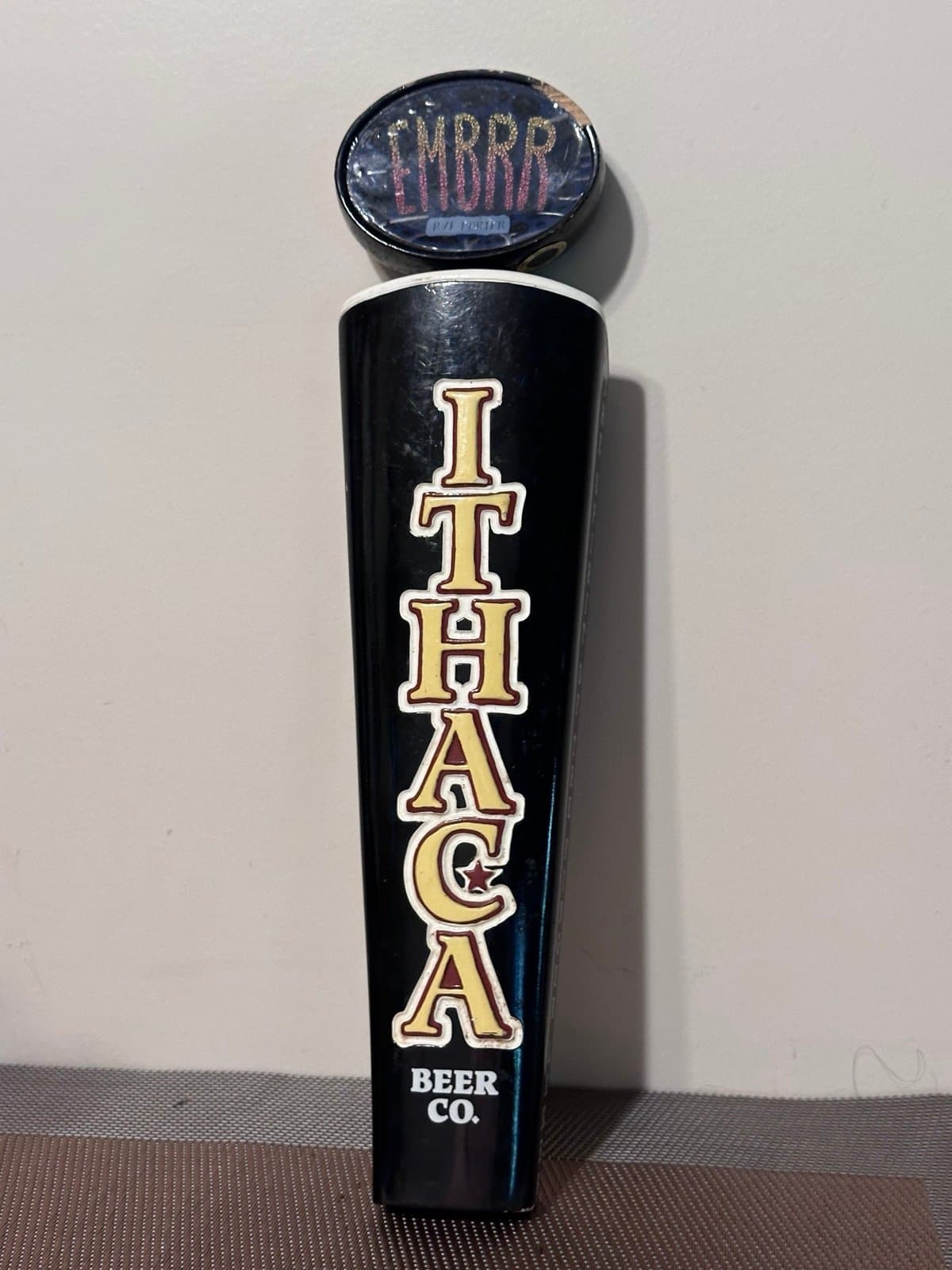 Itaca Beer Co. Embrr Rye Porter Beer 12" Tap Handle - Thumbnail 2