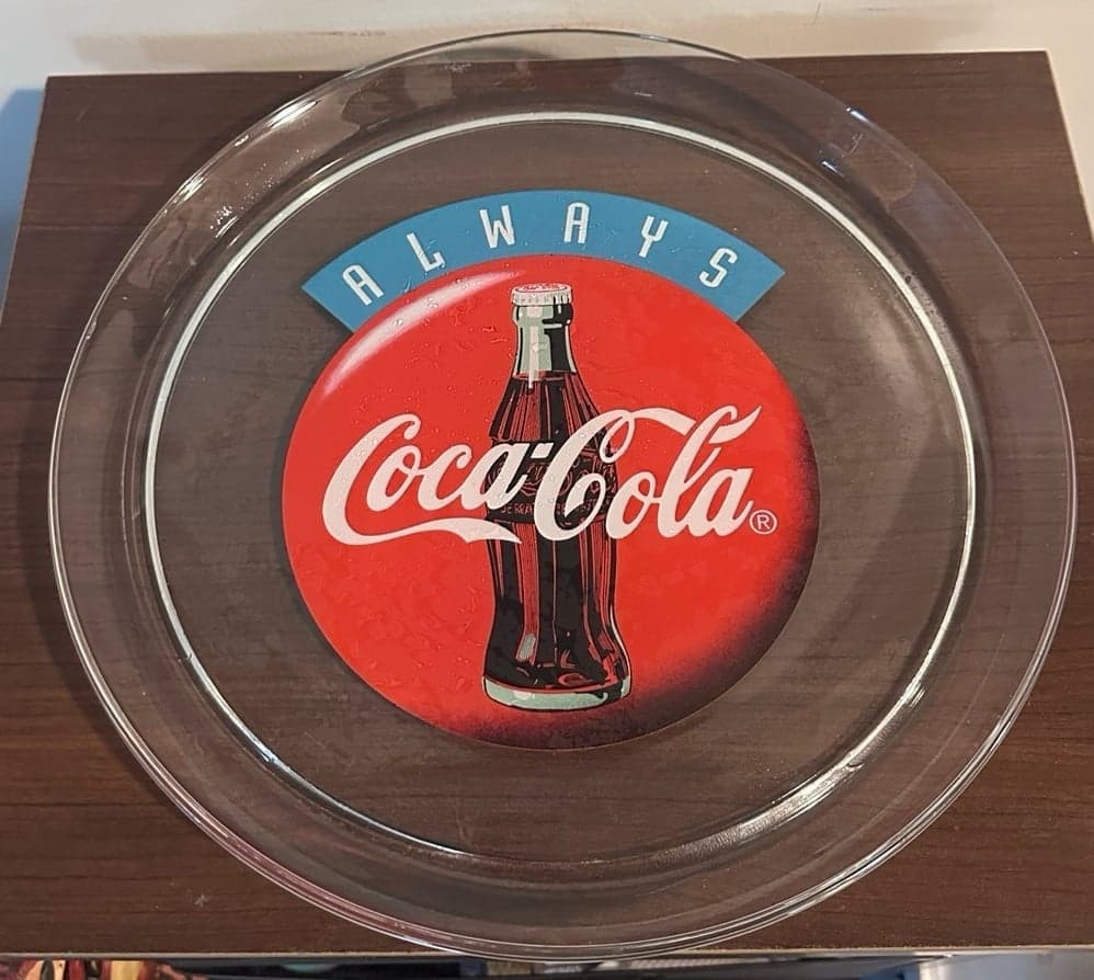 Coca Cola Glass Cake Dome, 13”X 6” - Thumbnail 3