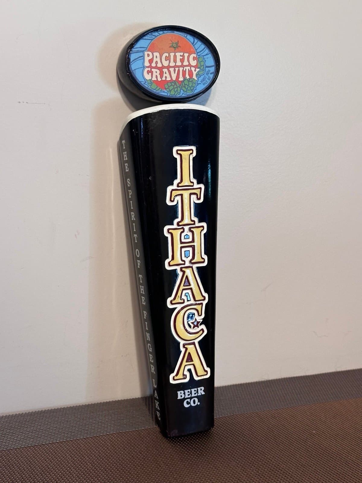 Ithaca Beer Co. Pacific Gravity Tap Handle 12" - Thumbnail 2