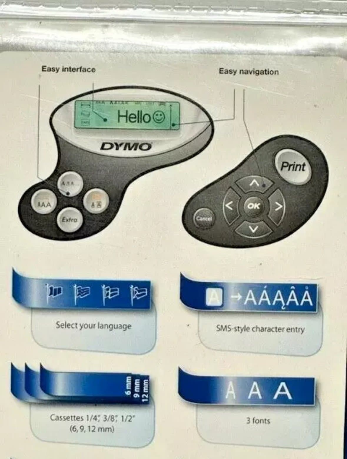 New DYMO Label Maker 150 Kit Cassette Professional Label Manager 150 Kit Sealed - Thumbnail 7