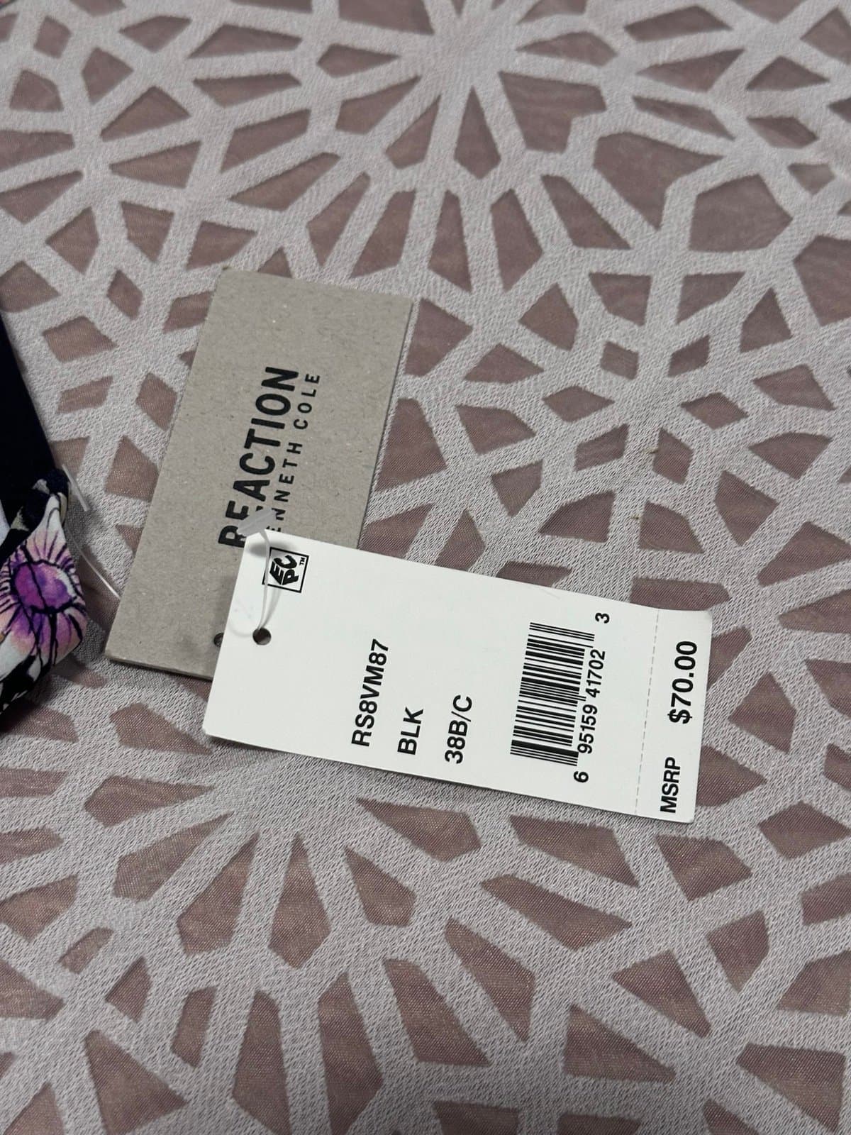 NWT Kenneth Cole Reaction Bikini Top 38 B/C $70.00 - Thumbnail 2
