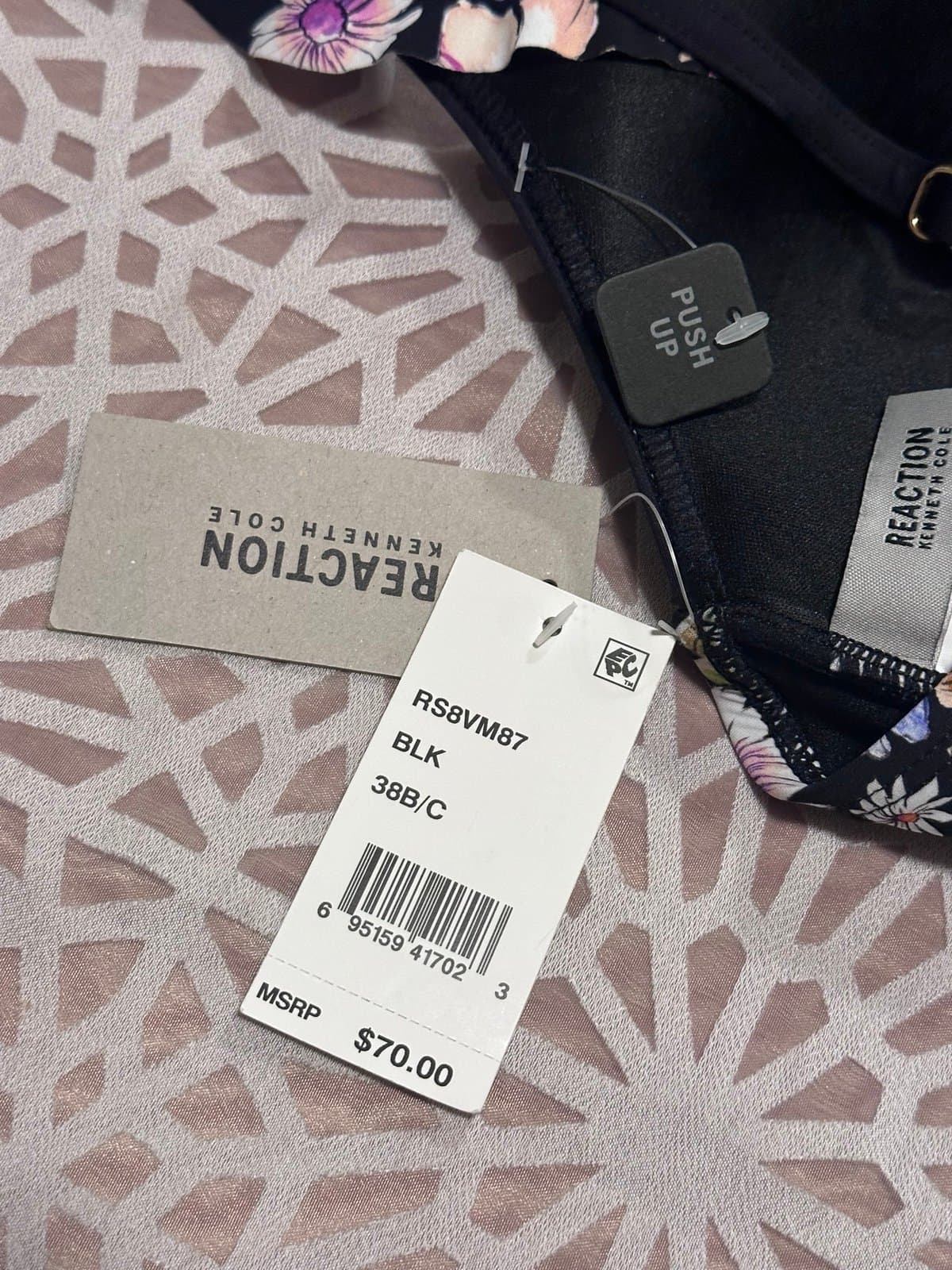 NWT Kenneth Cole Reaction Bikini Top 38 B/C $70.00 - Thumbnail 6