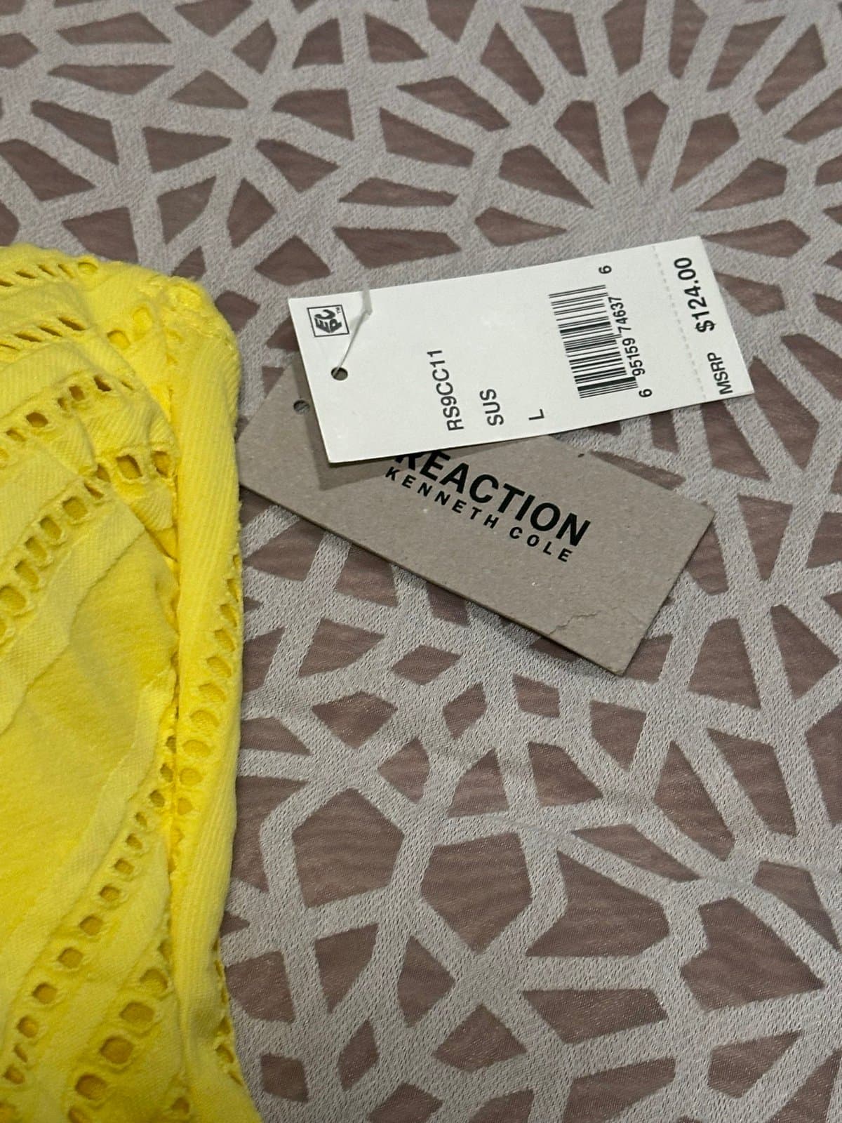 Kenneth Cole Swimsuit Sz L NWT $124! - Thumbnail 2