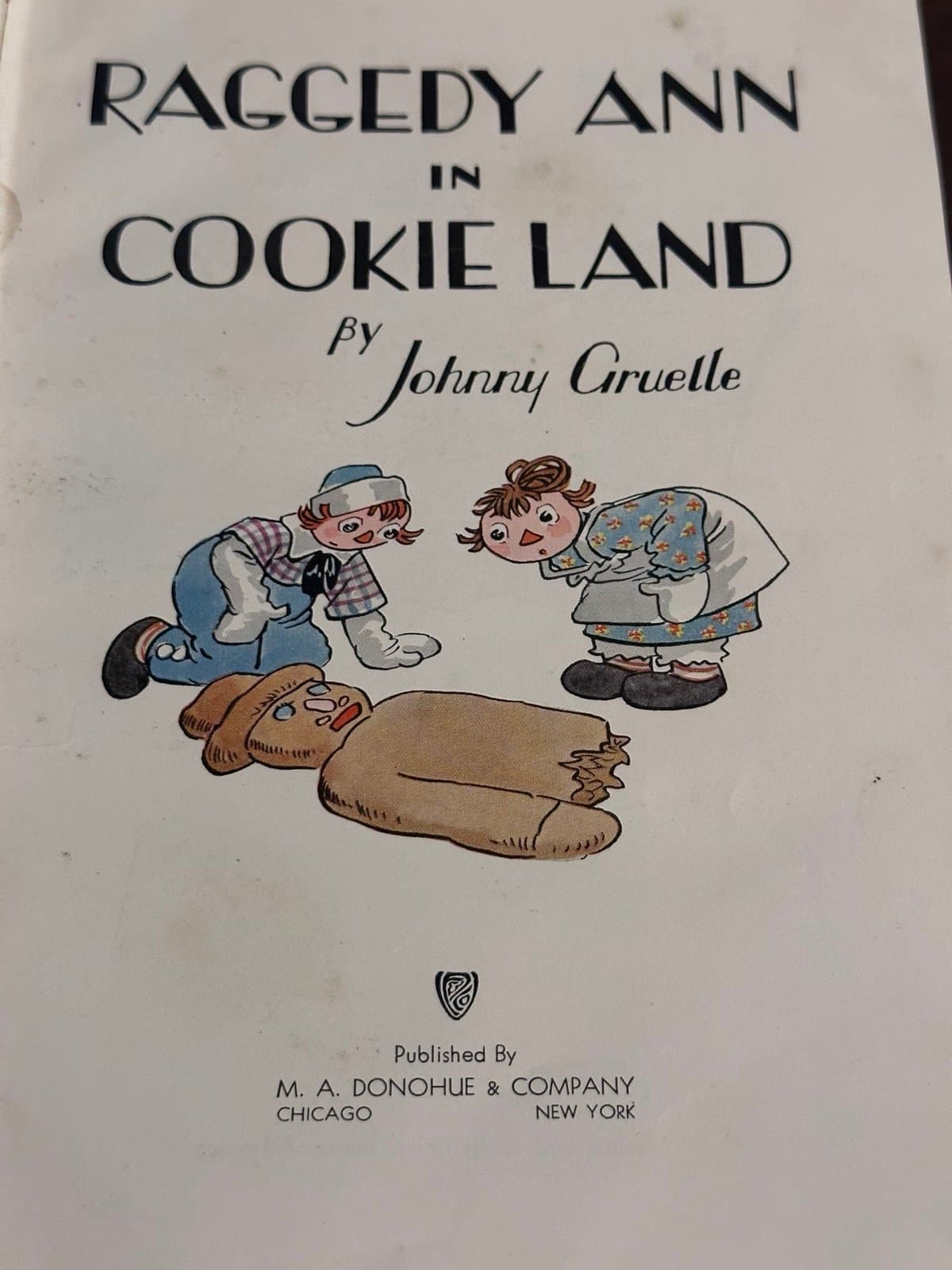 1931 Raggedy Ann in Cookie Land hardcover Children’s book! - Thumbnail 4