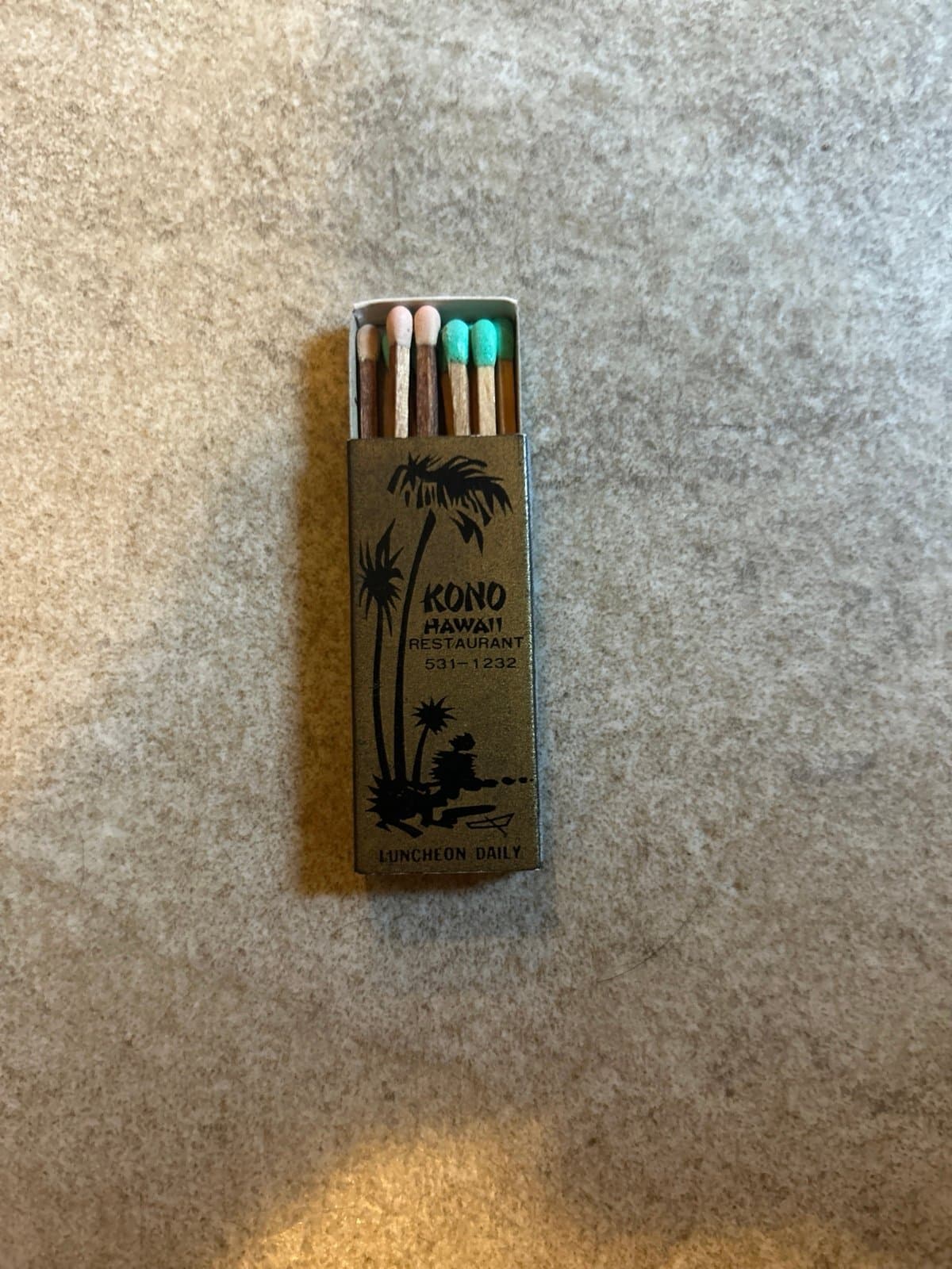 KONO HAWAII RESTAURANT MATCH BOX - Thumbnail 4
