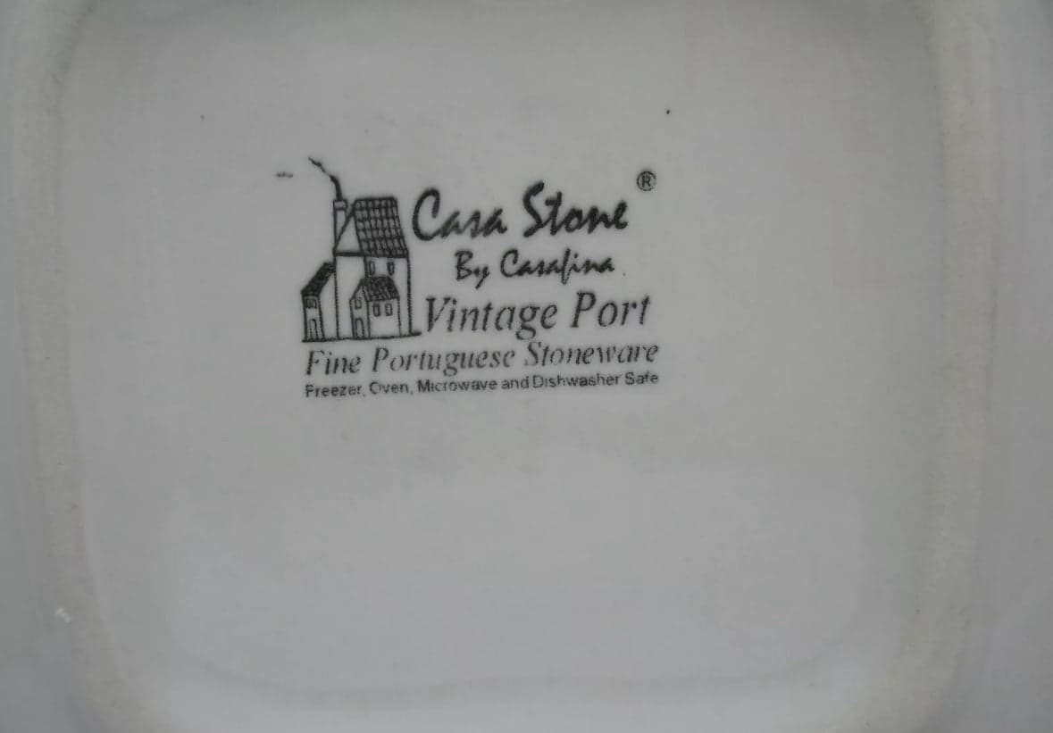 CASAFINA VINTAGE PORT CREAM SQUARE DINNER PLATE - 10 3/8" - Thumbnail 3