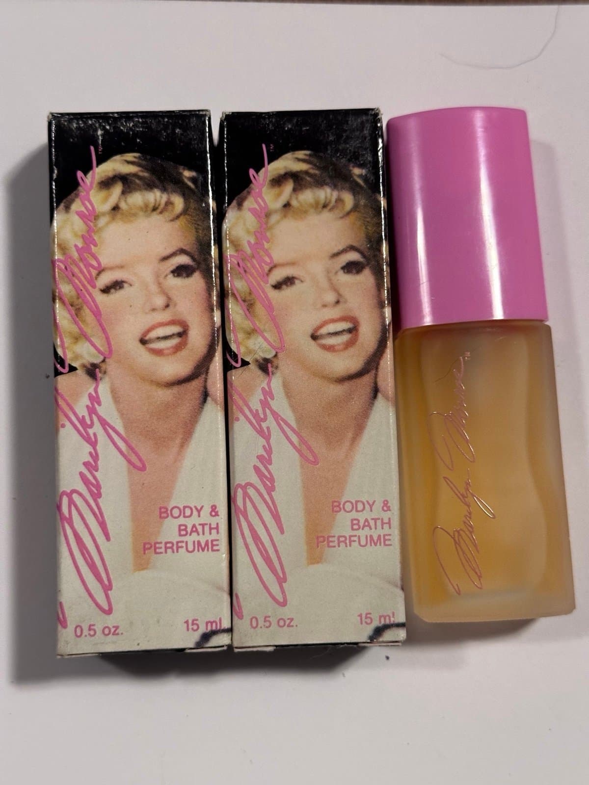 MARILYN MONROE BODY & BATH PERFUME X 2 - 0.5 fl oz NEW W BOX