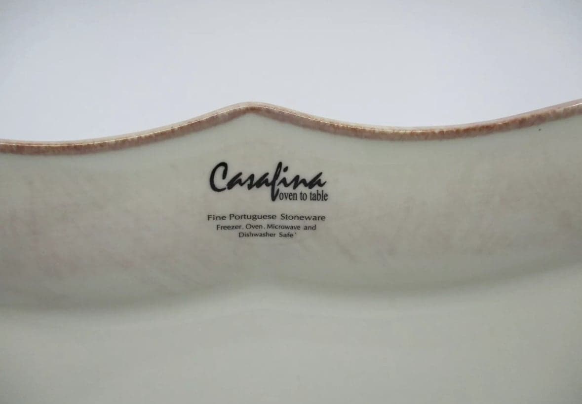 CASAFINA VINTAGE PORT CREAM SQUARE DINNER PLATE - 10 3/8" - Thumbnail 2