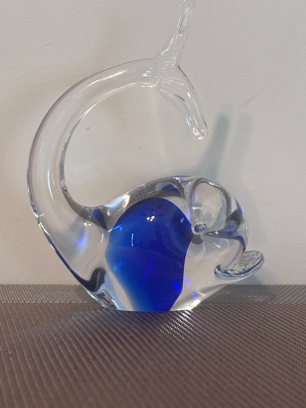 Vintage Murano Whale Paperweight, Beautiful! - Thumbnail 3