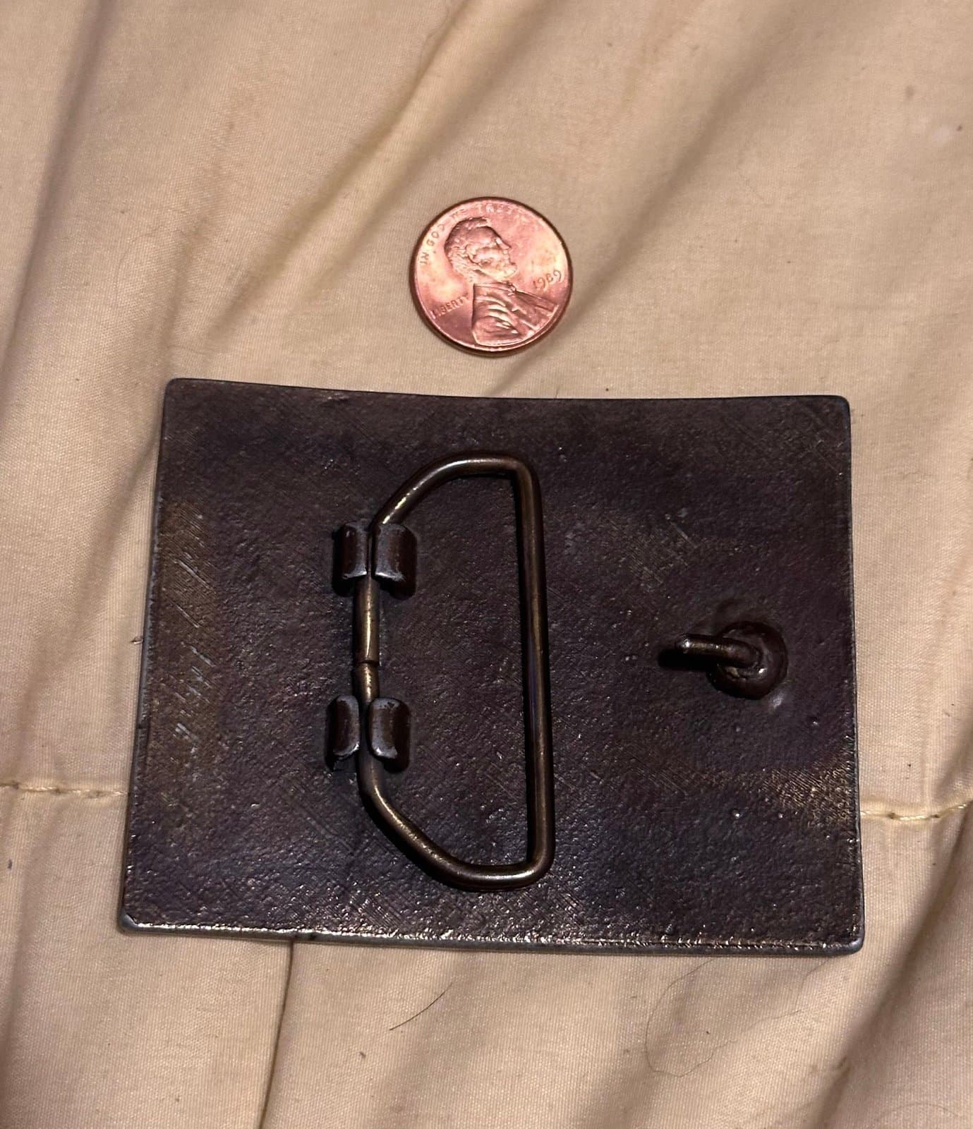Vintage FORD REMANUFACTURED ENGINES & PARTS Belt Buckle. - Thumbnail 2