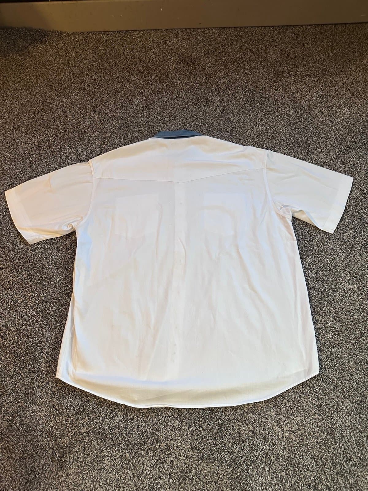Roper Men's X Large Solid Short Sleeve Western Shirt - Pristine Condition!! - Thumbnail 4