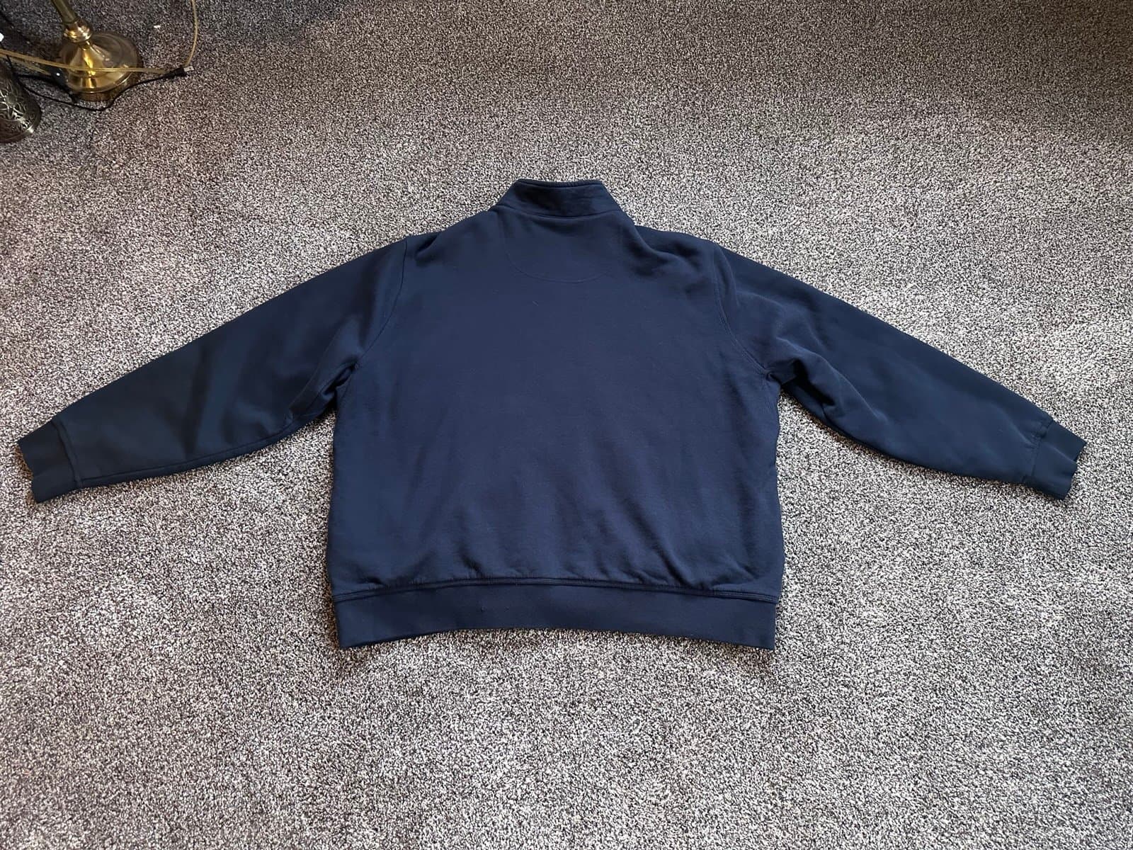 LL Bean Katahdin Iron Works Sherpa Lined Full Zip Sweatshirt Heavy XXL Reg - Thumbnail 5