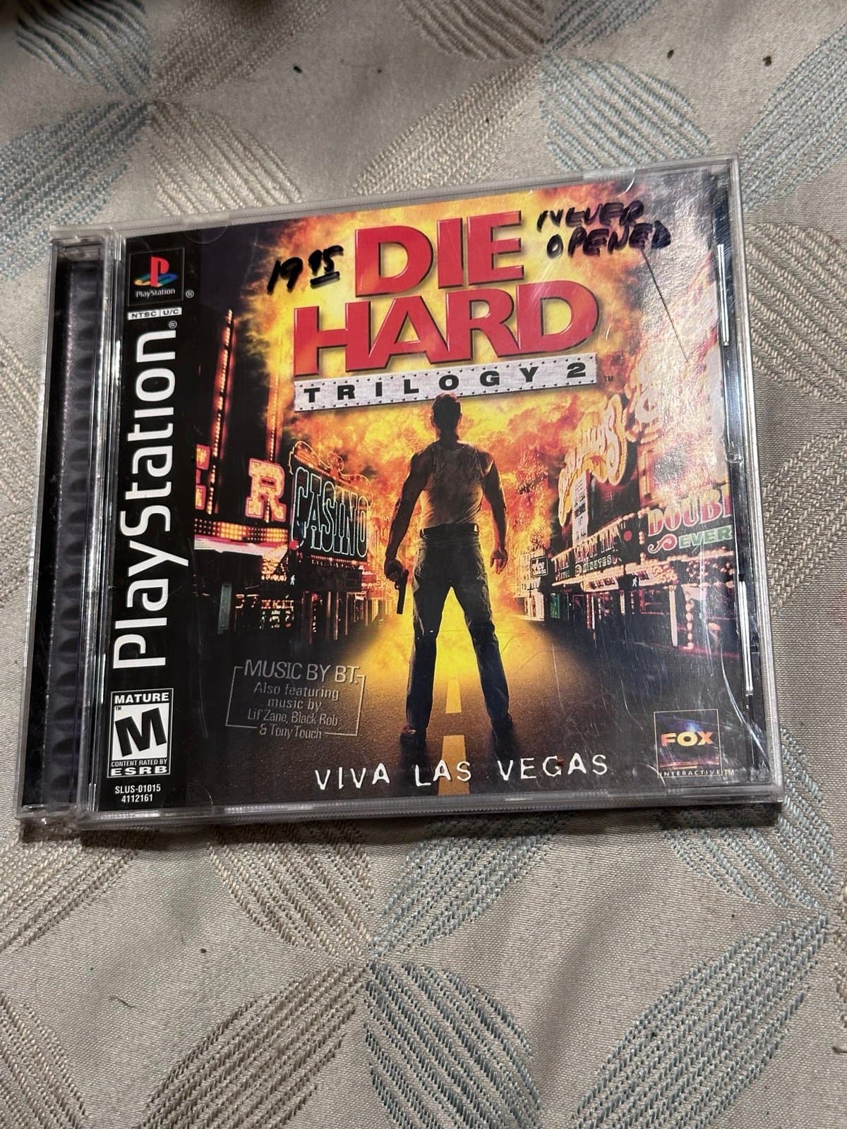 Die Hard Trilogy 2 Sony (Playstation PS1) CIB W/Reg Card. Black Label. Tested!