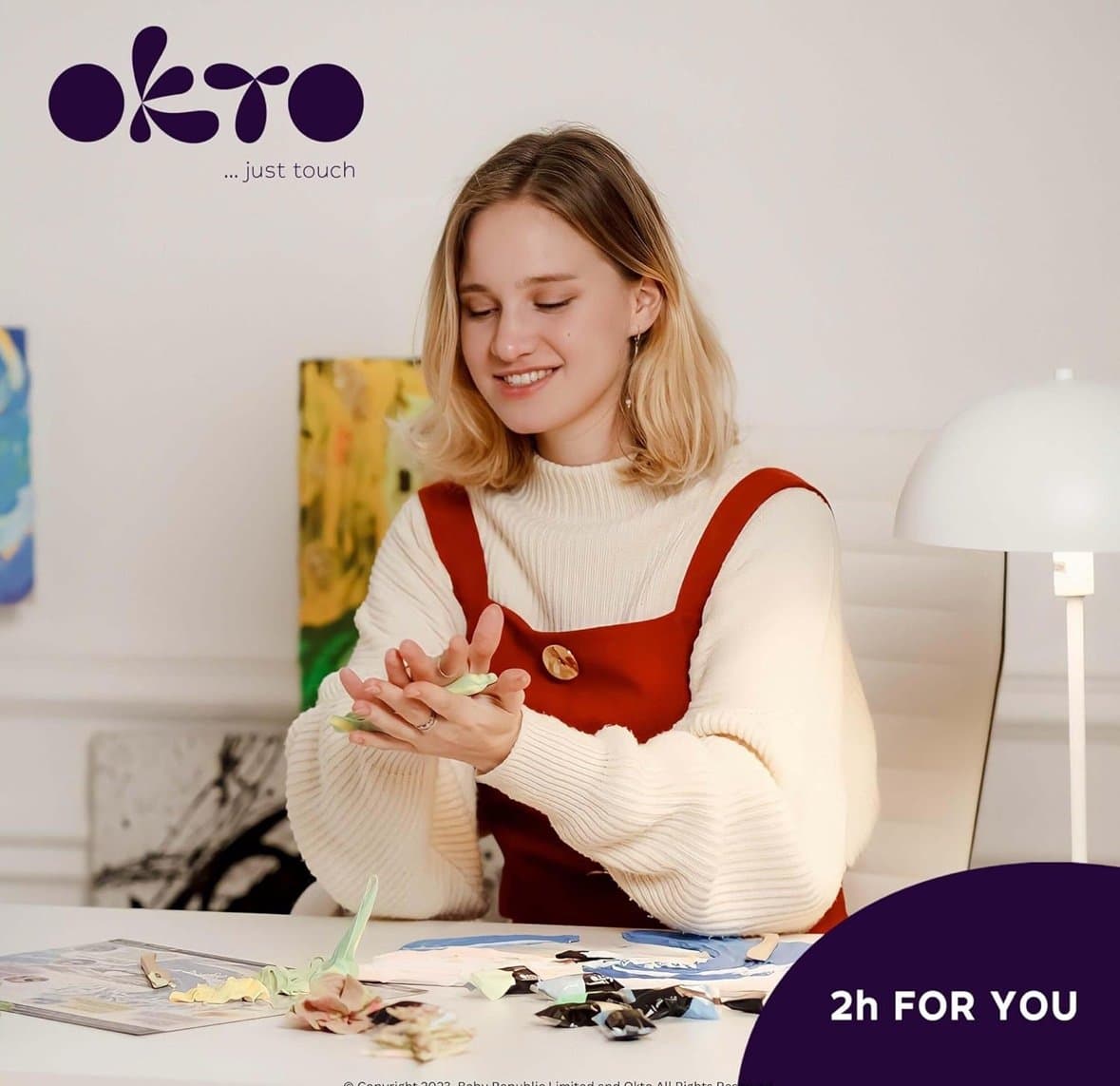 Okto Sensory Art DIY 3D Painting Creative Set NEW! - Thumbnail 5