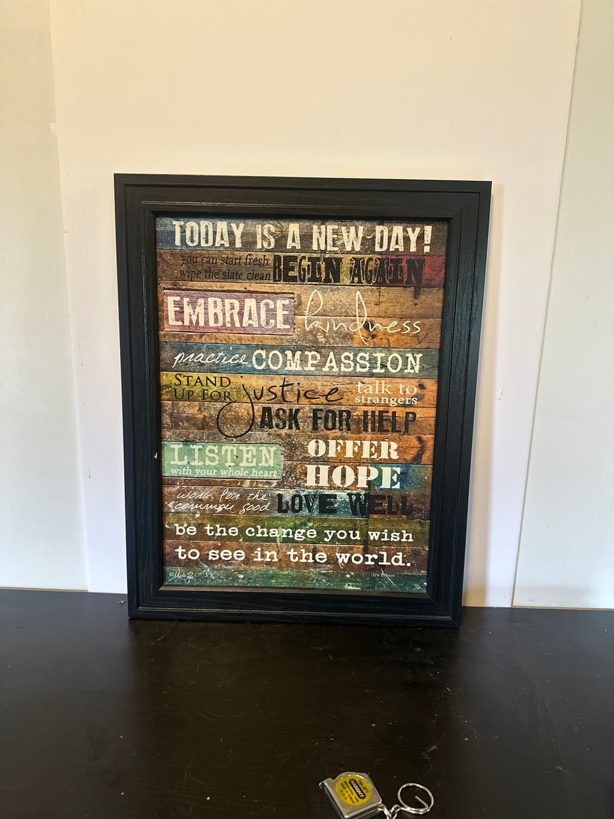 Today Is A New Day…. Wooden Wall Plaque/Decor, 19” X 14.5”