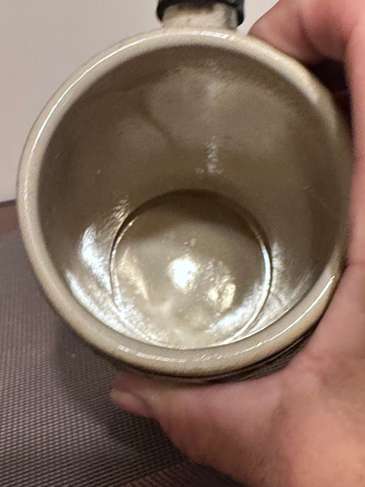 Vintage GERZIT Gerz Beer Mug Germany Horses pewter lid - Thumbnail 6