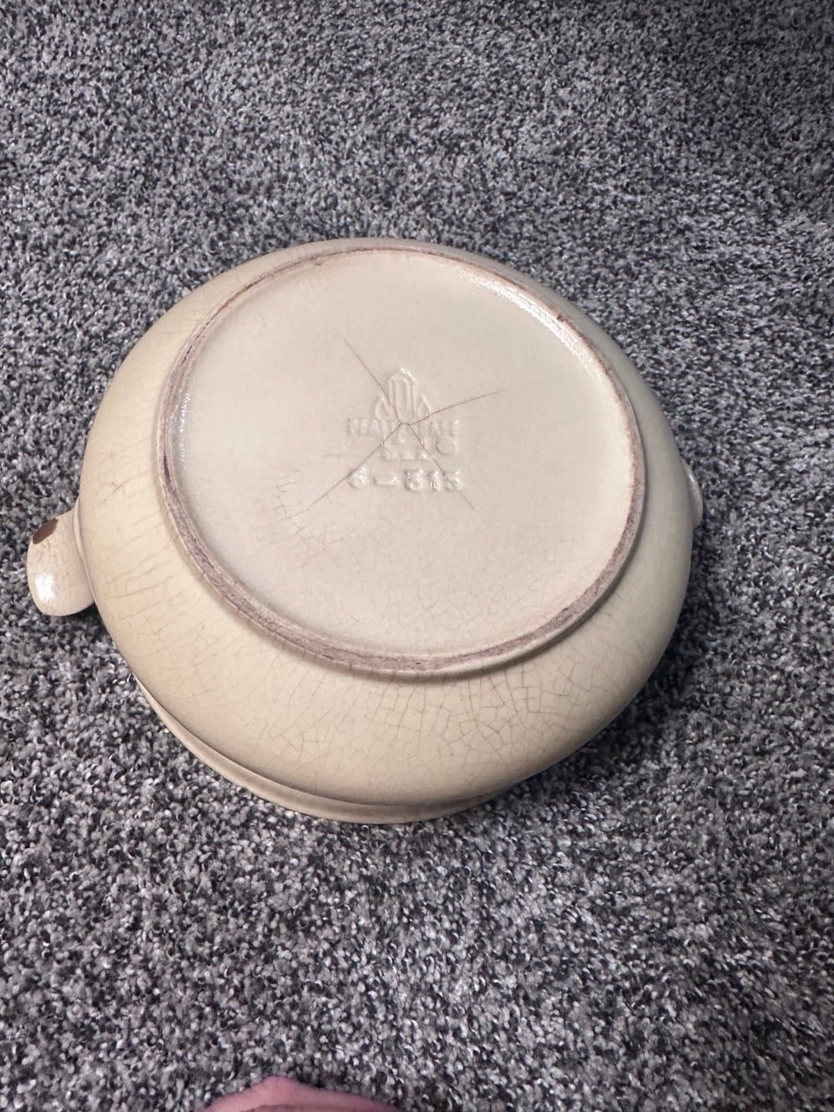 Vintage Pfaltzgraff Village Pattern 3.5 Qt Casserole Dish with Handles - NO LID - Thumbnail 2