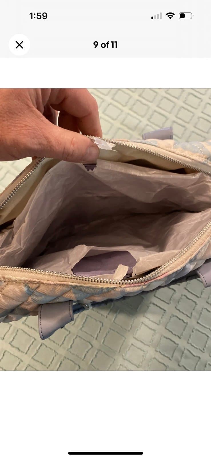 NEW Urban Outfitters Purse Hand Bag Shoulder Pastel Nunoo Bobby Patchwork - Thumbnail 9