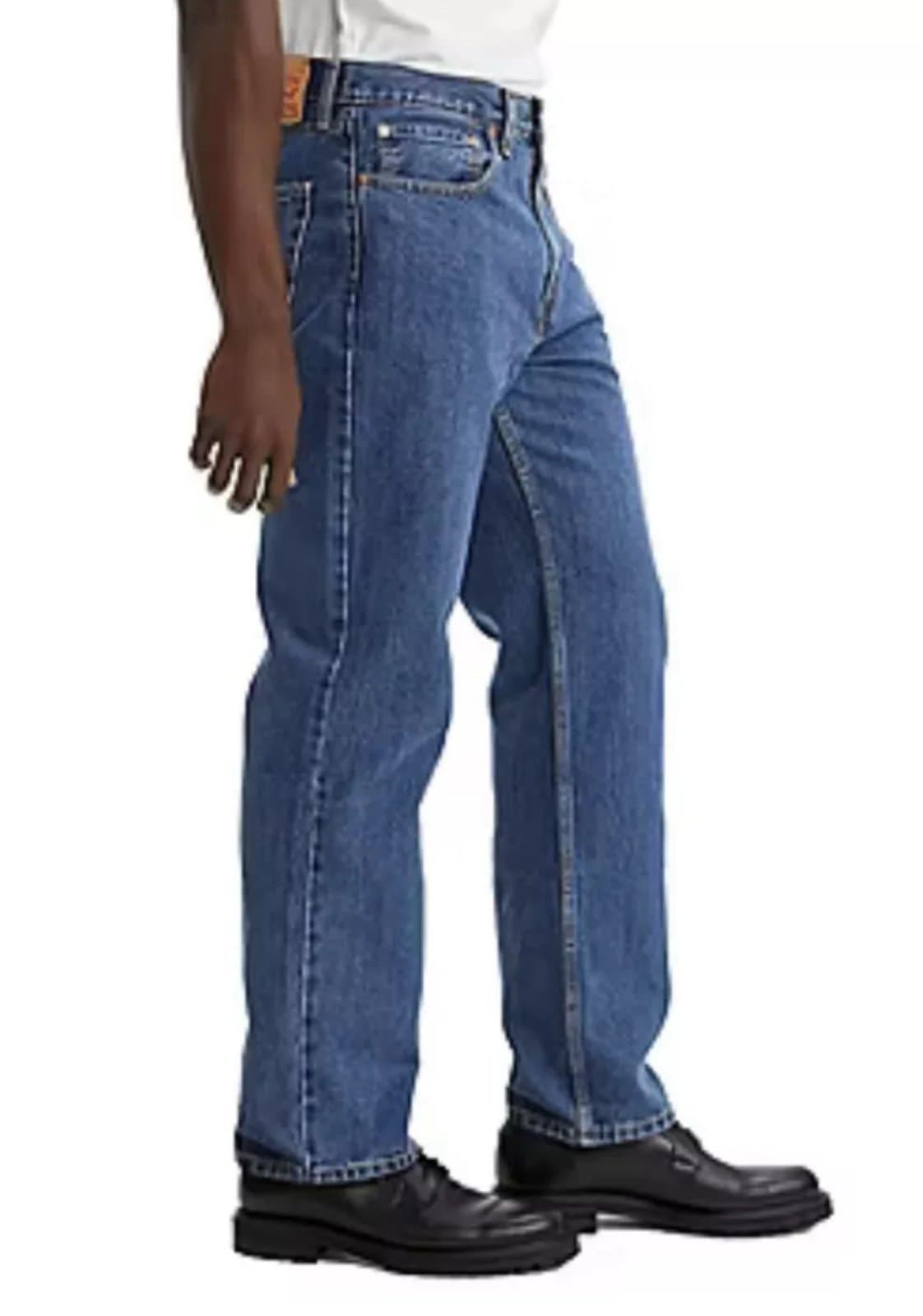 NWT Levi's 550 Jeans Mens 32x29 Blue Denim Relaxed Fit Tapered Leg 100% Cotton - Thumbnail 3