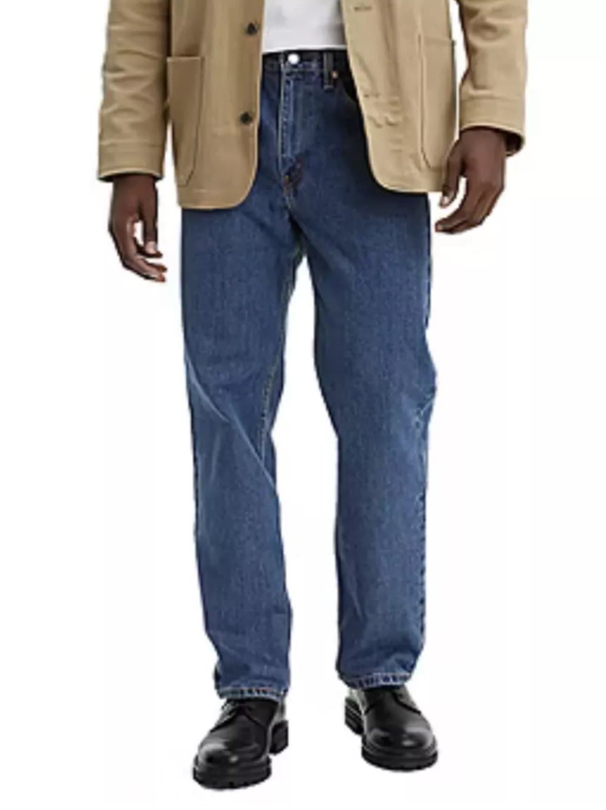 NWT Levi's 550 Jeans Mens 32x29 Blue Denim Relaxed Fit Tapered Leg 100% Cotton