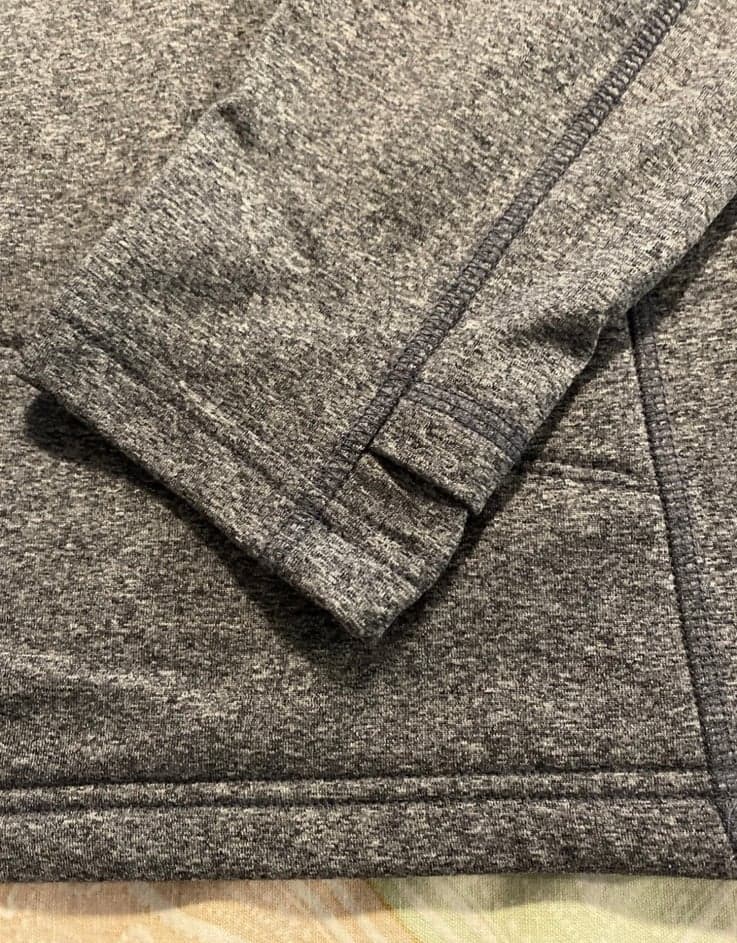 OROS Women's 1/4 Zip Black Pullover Athletic Thin Pad Insulated Sweatshirt XL - Thumbnail 7