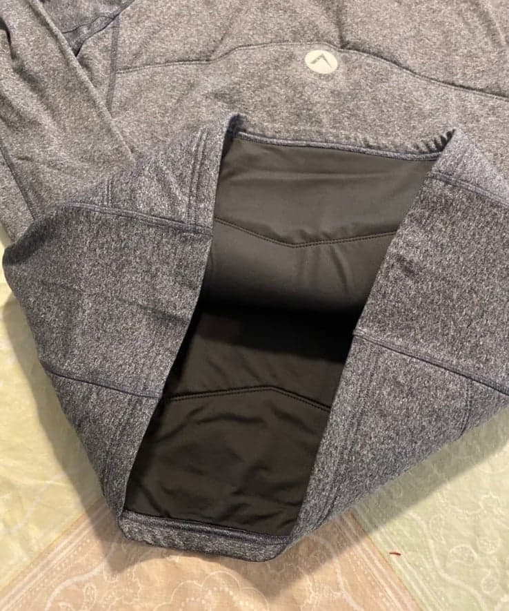 OROS Women's 1/4 Zip Black Pullover Athletic Thin Pad Insulated Sweatshirt XL - Thumbnail 8