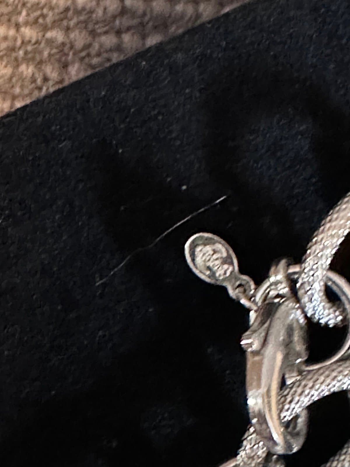 Trendy thick chain linked 22” silver necklace! - Thumbnail 4