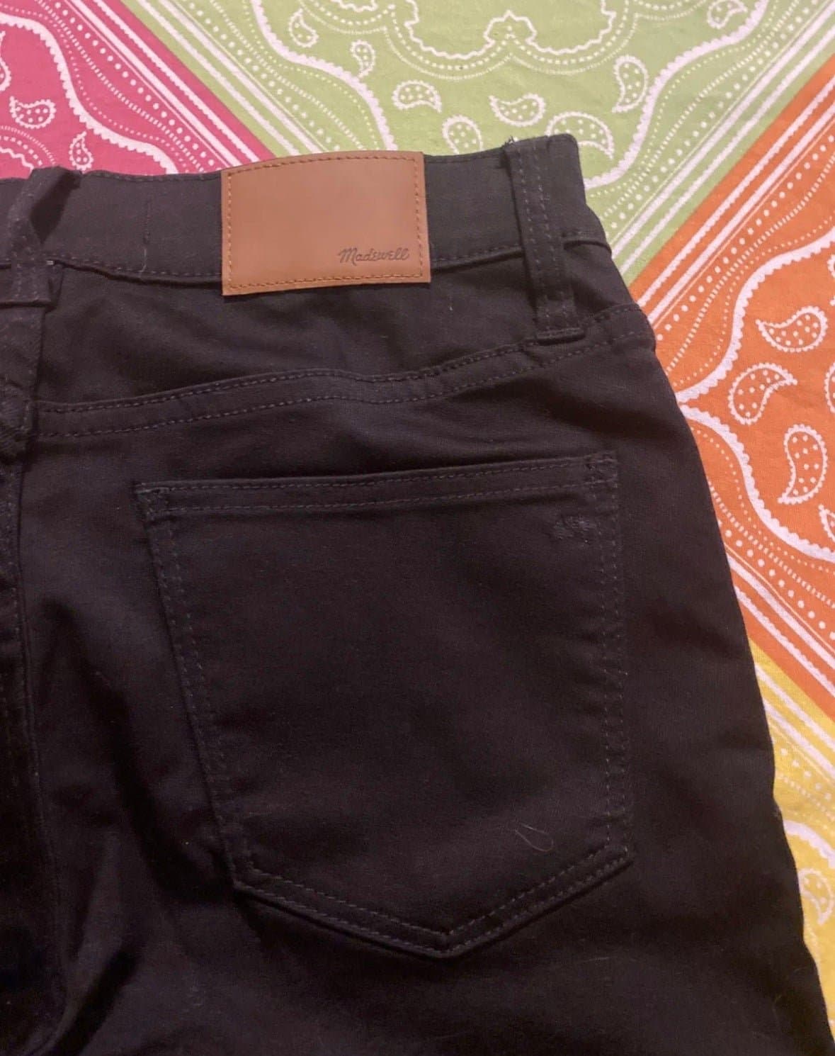 Madewell 8" Skinny Jeans in Carbondale Wash Black Size 27 Petite Style J9158 NWT - Thumbnail 5