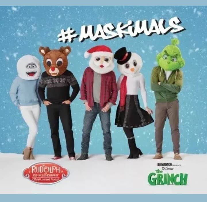 Maskimals Oversized Plush Xmas Santa Mas - Thumbnail 4